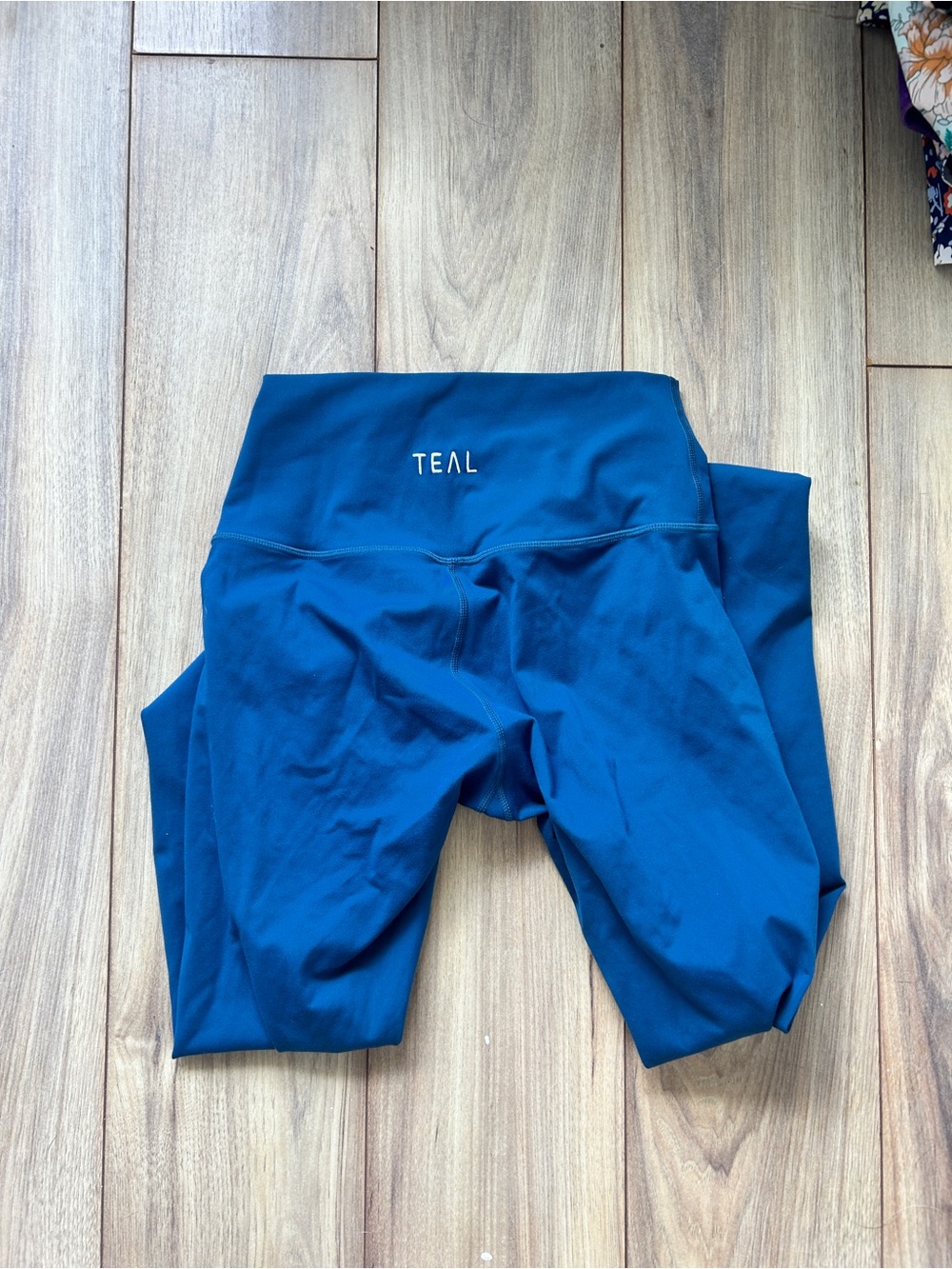 TEAL High-Waist Performance Leggings in Teal